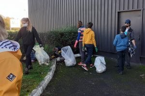 Ramassage de déchets à Chalonnes sur Loire